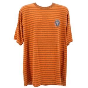 90s OP Ocean Pacific orange striped tshirt 1990s vintage